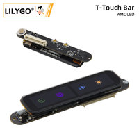 LILYGO® T-Touch Bar AMOLED ESP32-S3 Touch Display Bar Development Board ESP32-S3R8 Wireless Module Magnetic Round USB Connector