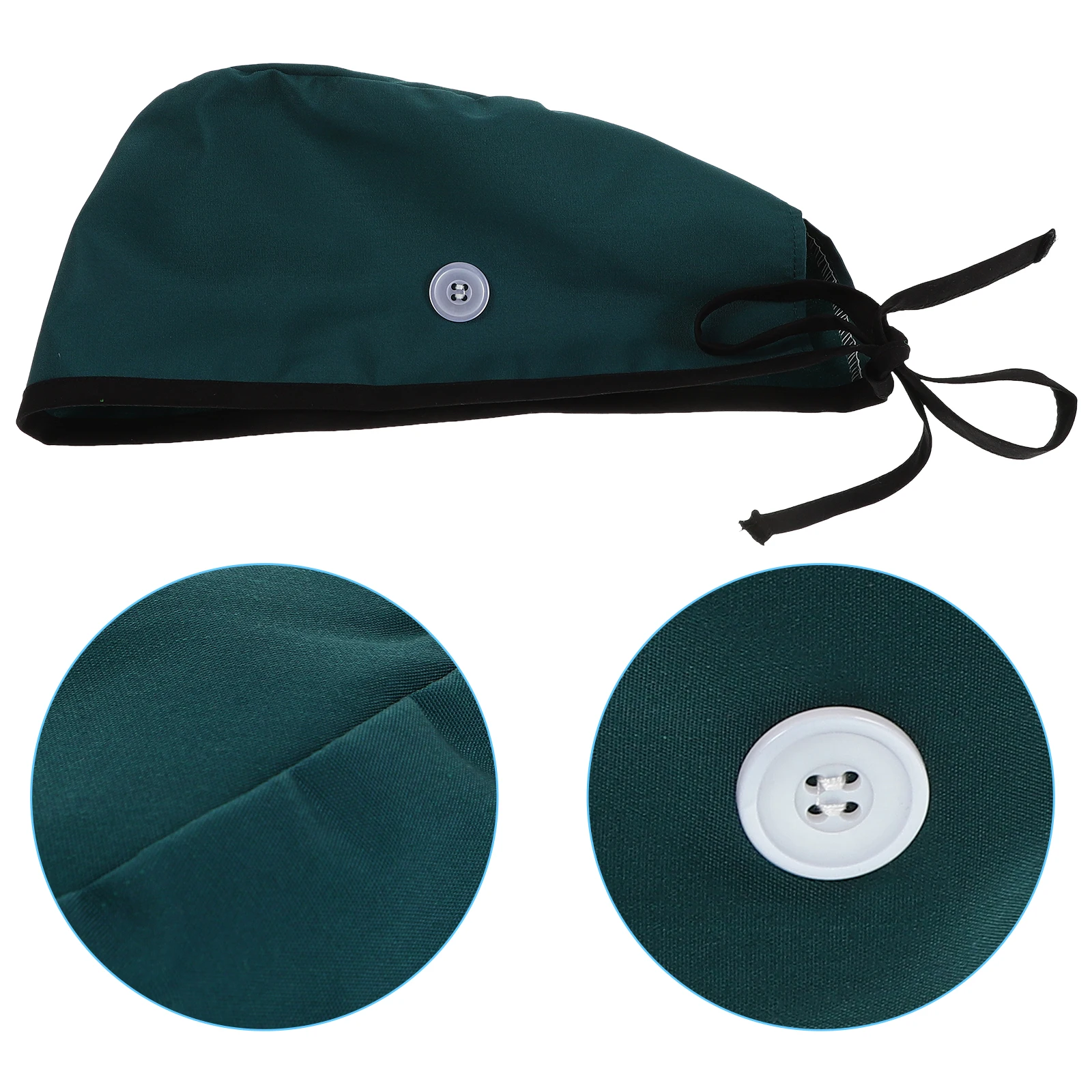 

Medical Surgical Cap Cotton Nurse Doctor Costume Women Men Scrub Ponytail Adjustable Chemotherapy Care Lab Uniform