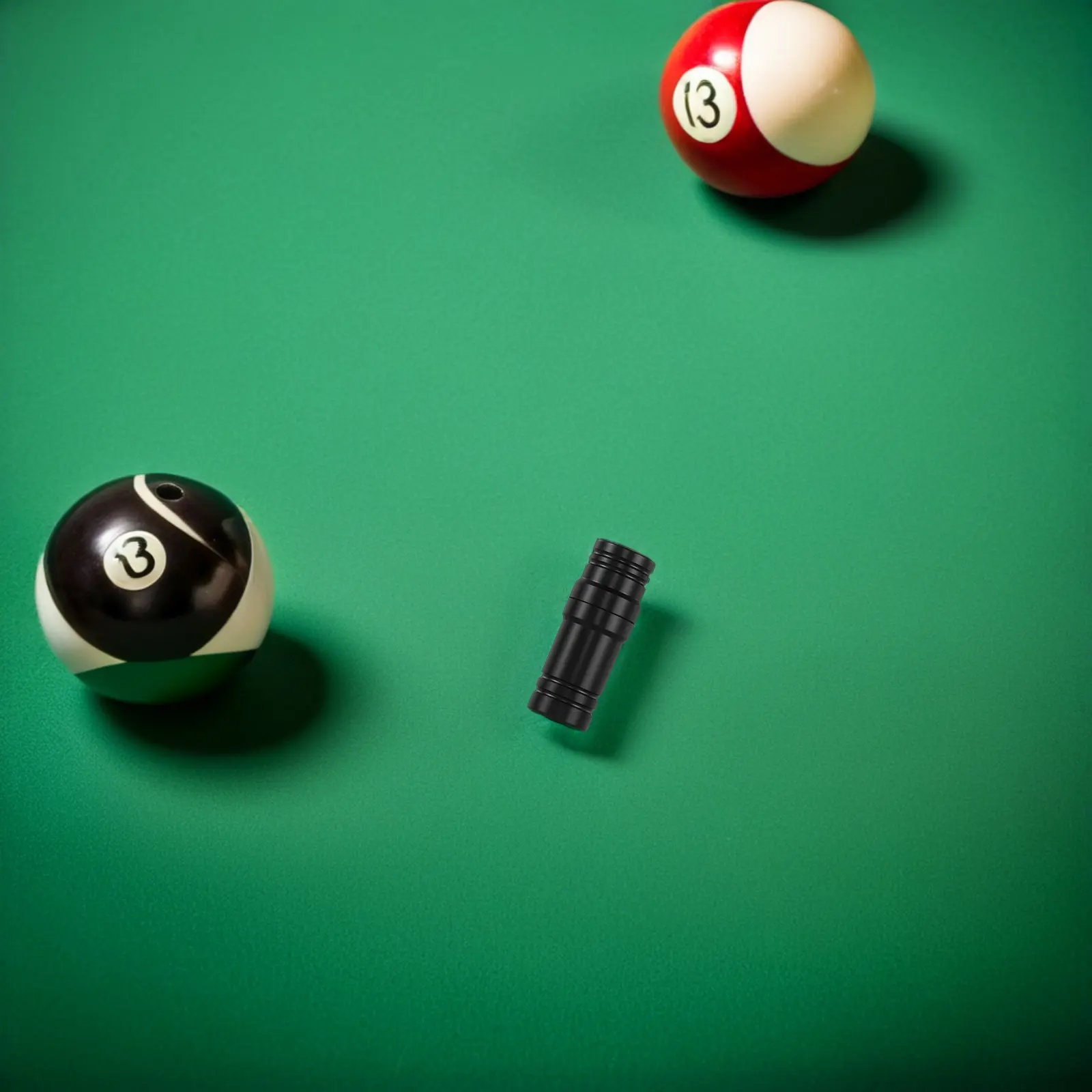 

Billiard Cue Joint Protector Black Caps for Cues Plastic Protectors Threaded Stick