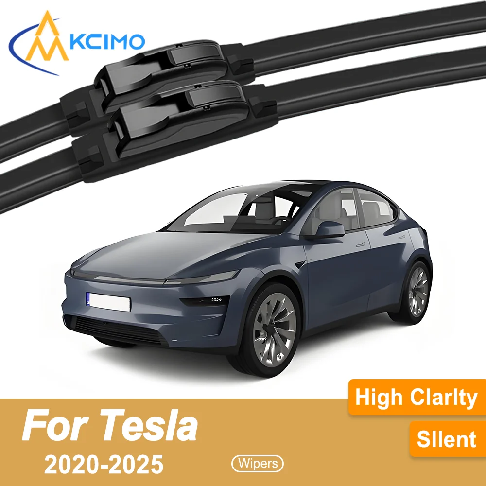 

Premium 2-Pack Windshield Wipers Compatible For Tesla Tesla Model Y 2020-2025 All-Weather Durability for Safe Driving