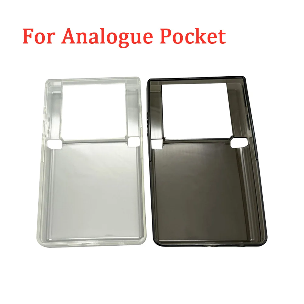 for Analogue Pocket AP Transparent Silicone Soft TPU Protective Case Game Console Clear Housing Protection Shell Replacement