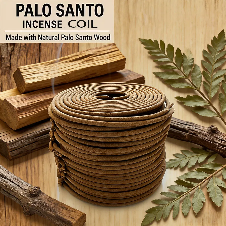 20/40/48/100/200pcs Preferred High-Quality Palosanto Incense Thread Coil - Long-Lasting Fragrance, Always Available at Home.