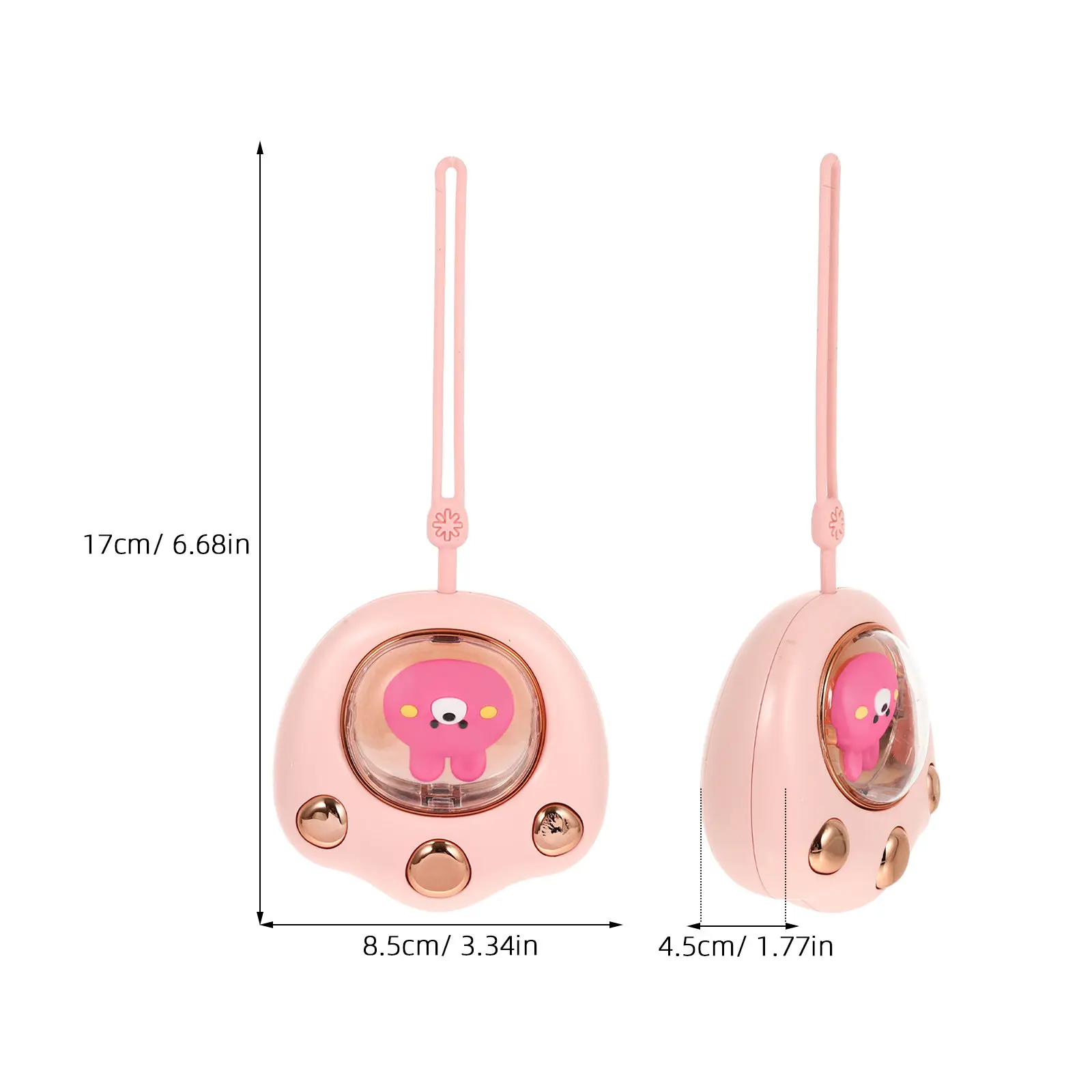 Hand Warmer Portable Cat Claw Non-Slip Texture Long-Lasting Heat Cute Cartoon Pattern Winter Pocket Hand Heater Gift for Family