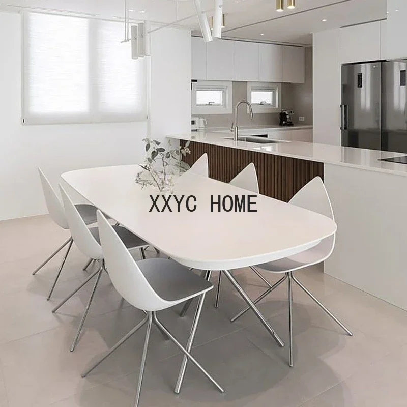 Выдвижные высококачественные выдвижные обеденные столы и стулья из цельного дерева, набор многофункциональных домашних обеденных столов для небольшой квартиры