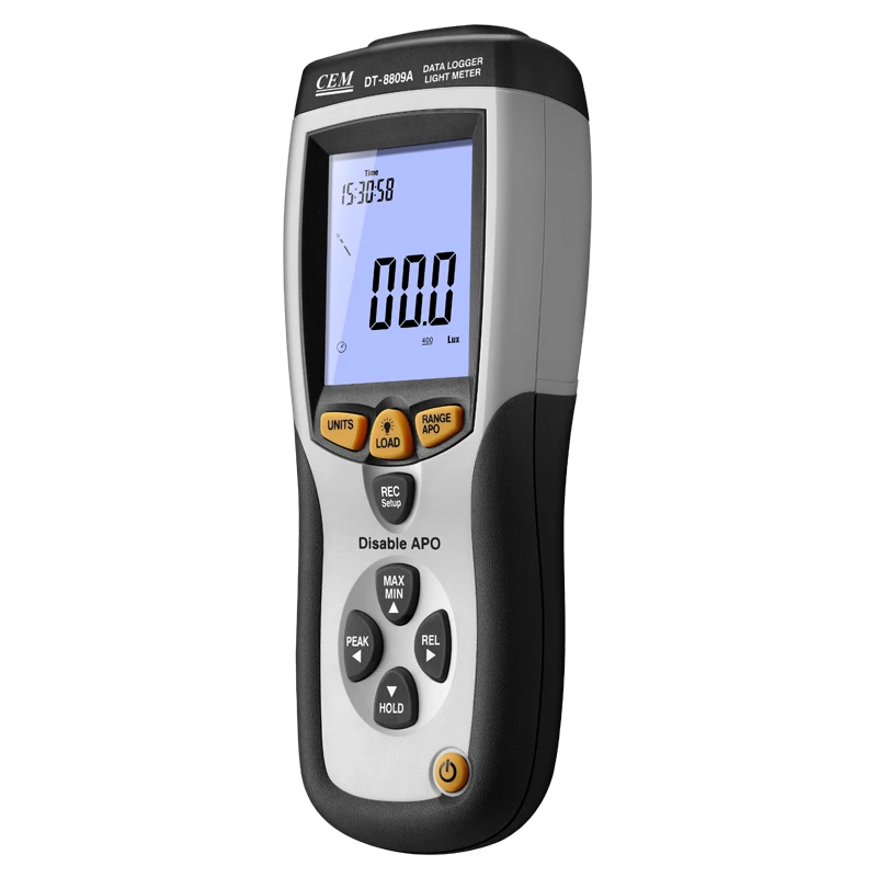 

CEM DT-8809A Professional Luminance Meter USB Data Recording Analysis Illuminance Meter