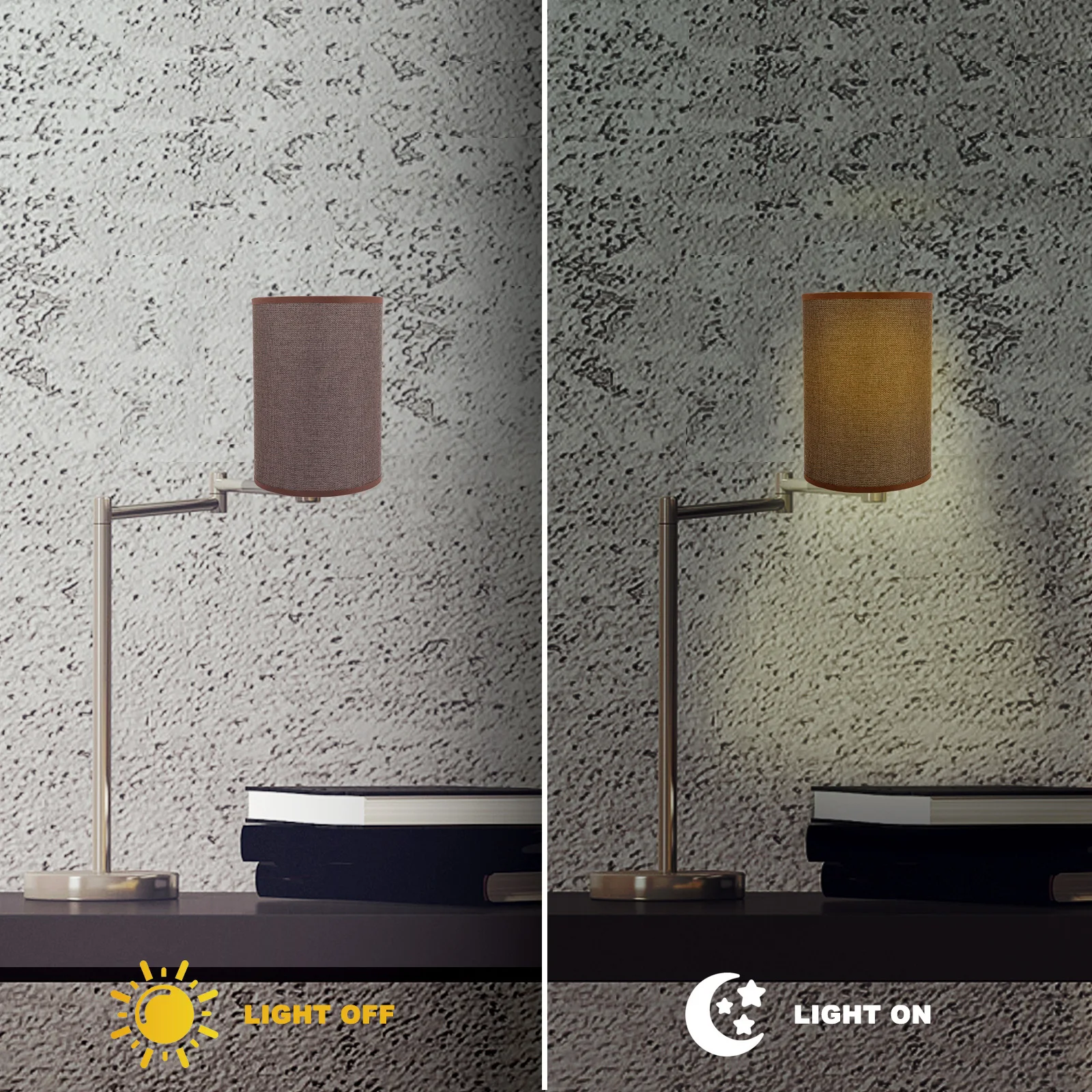 

Cylinder Lamp Shade Premium Fabric Paper Cover For Table Desk Lamp Pendant Lighting Decorative Light Shade Drum