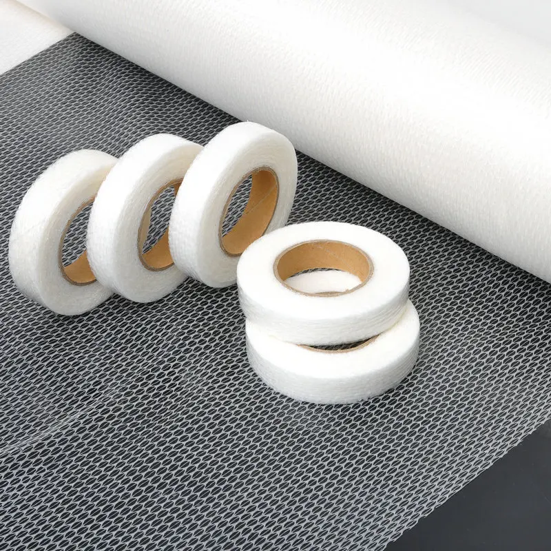 20mm Mesh Interlining Fusible Fabric Fusing Tape Adhesive Iron-on Hemming Tape DIY Sewing Adhesive Interlining Garment Quilting