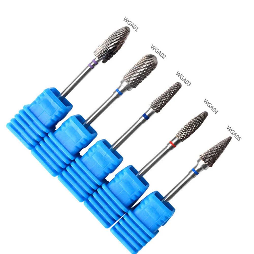 Embout de nettoyage de cuticules en carbure de grain moyen propre de 3/32 pouces pour perceuses à ongles électriques – Outil de manucure professionnel pour les salons de manucure et H