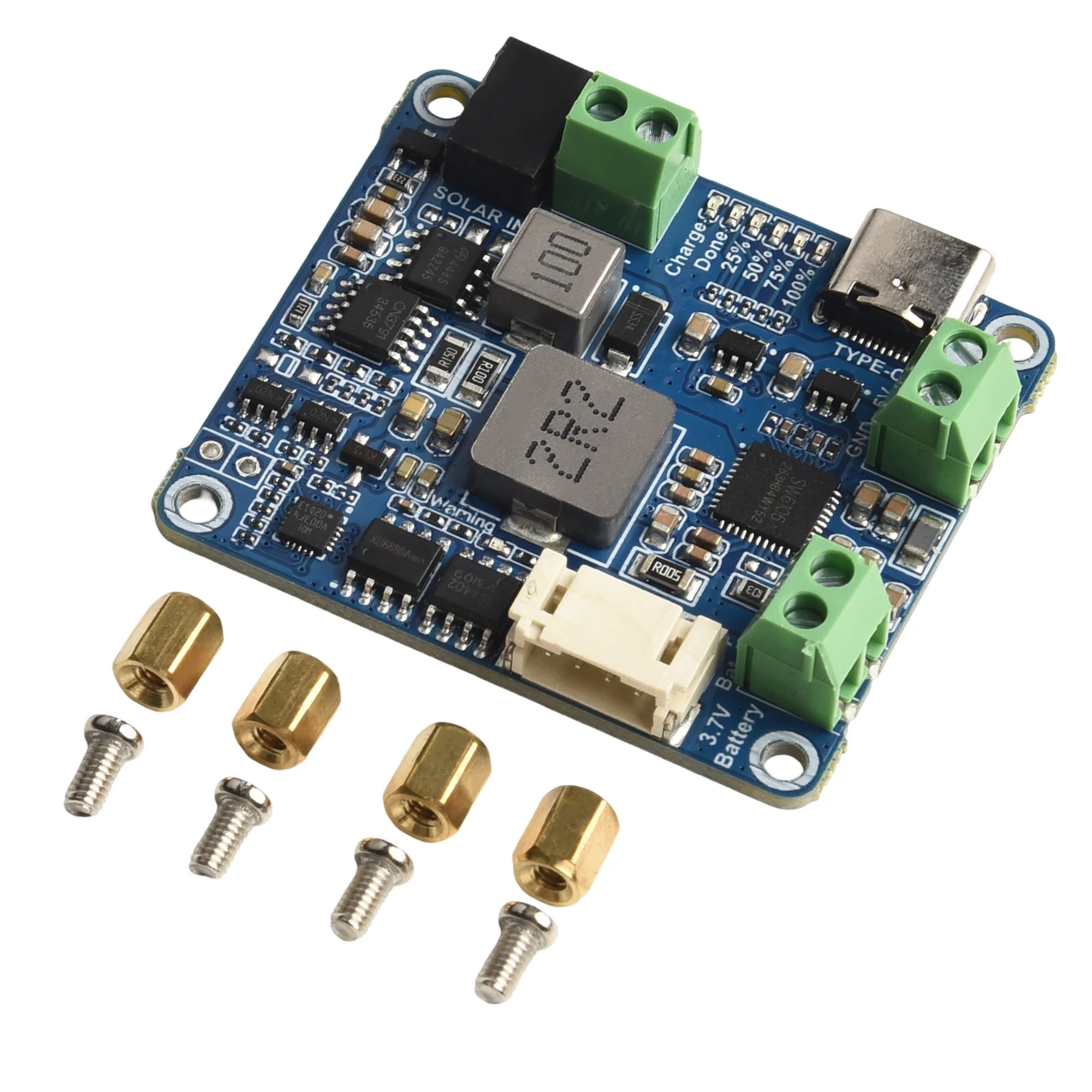 Multi LED Indicators Supports V V Solar Panel V V Solar Panel Waveshare Solar Power Manager Module D Battery Charging