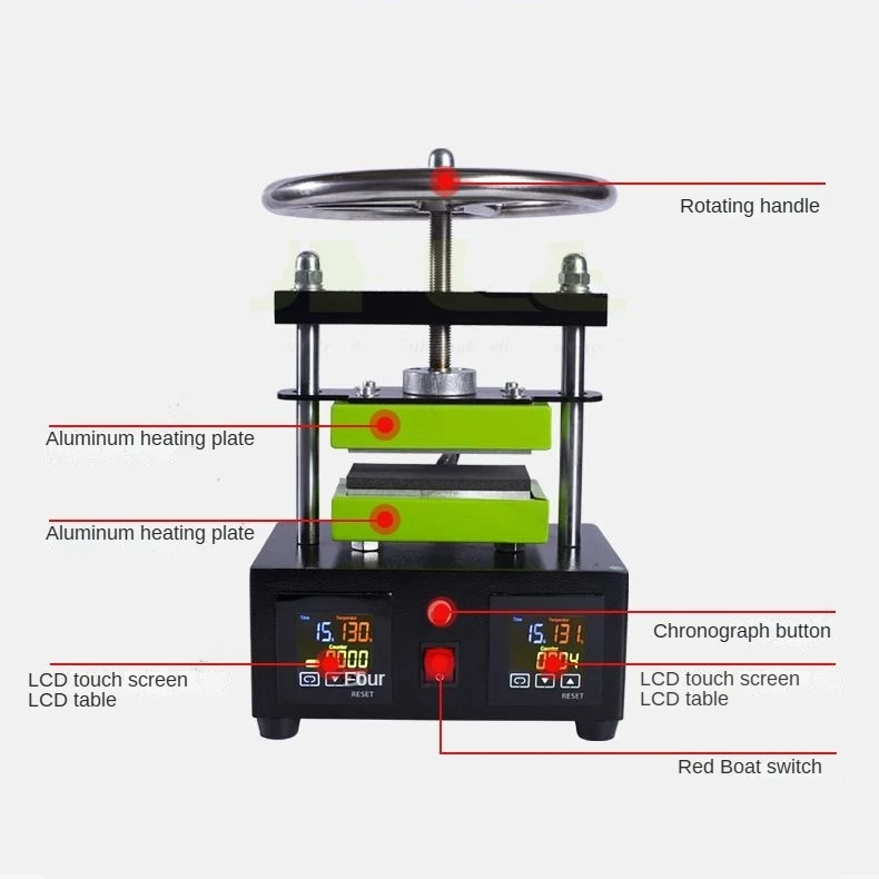 

CK220 Heat Press Dual Heat Hydraulic Tech Oil Press Machine Colorking Head Press
