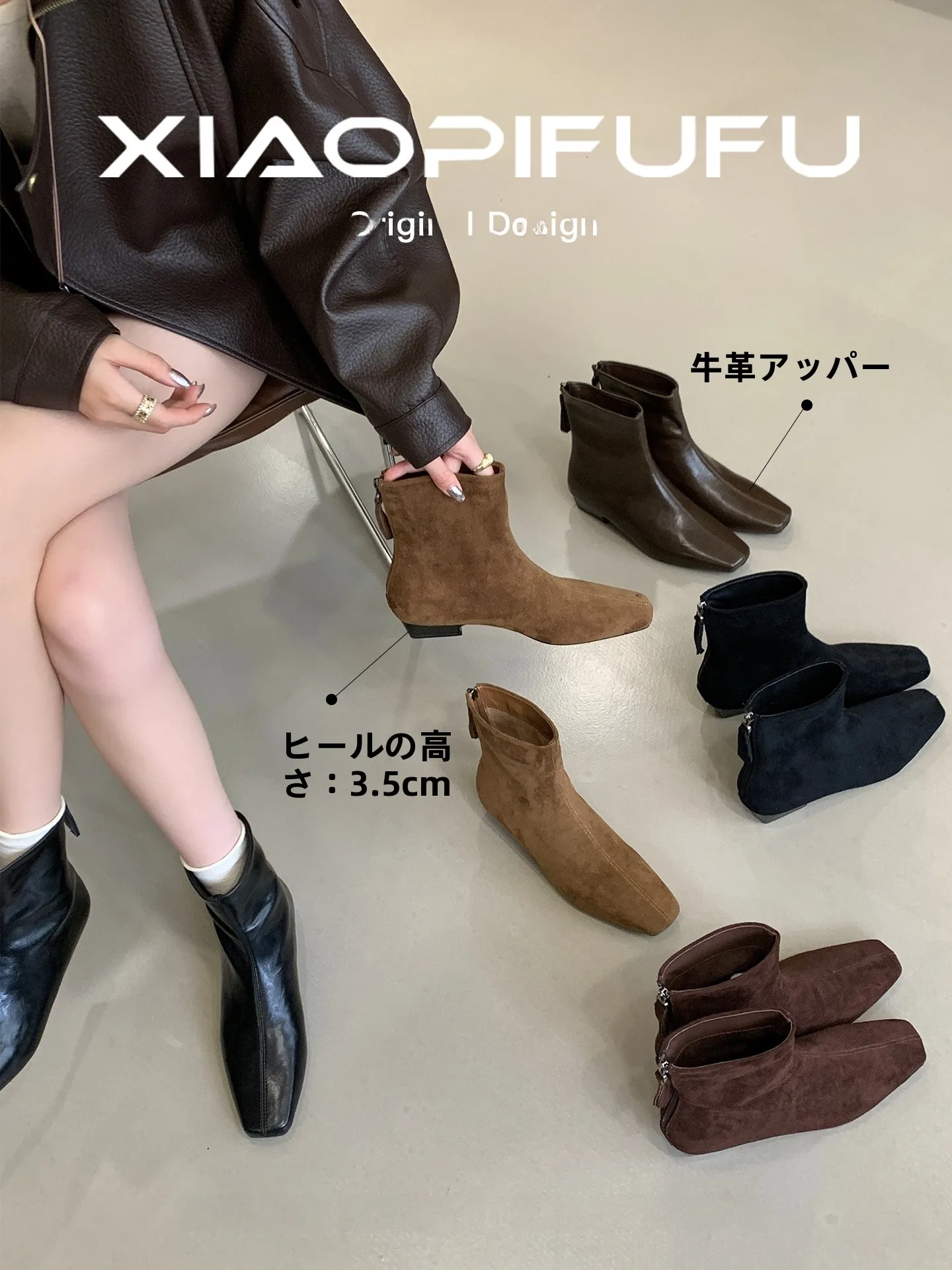 bottes-coreennes-sle-ort-design-simple-fermeture-eclair-arriere-tete-carree-bottes-faion-pour-femmes-bottes-ort-rehaussantes-bottes-d'hiver