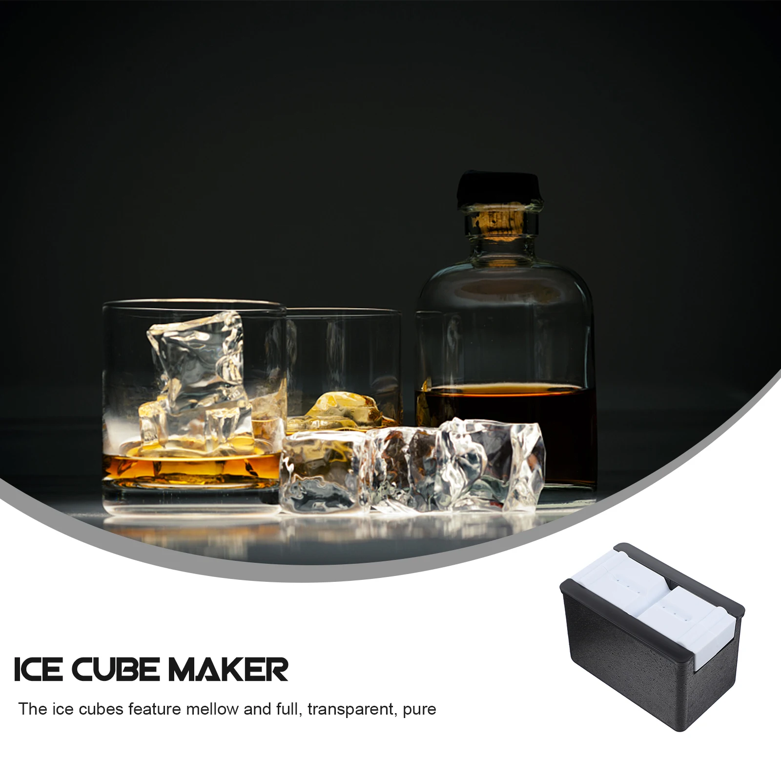 

Ice Hockey Mold Round Cube Block Tray Cubes for Whiskey Funny Maker Mould Diamond