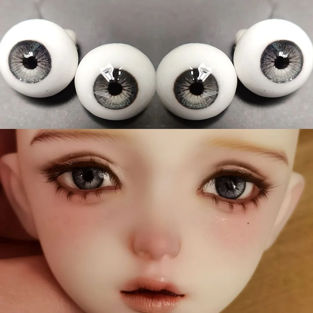 

New Doll Eyes 8/10/12/14/16/18/22mm for 1/3 1/4 1/6 1/8 Bjd Doll Ob11 Plaster Eyeball Diy Dress Up Girl Toys Doll Accessories