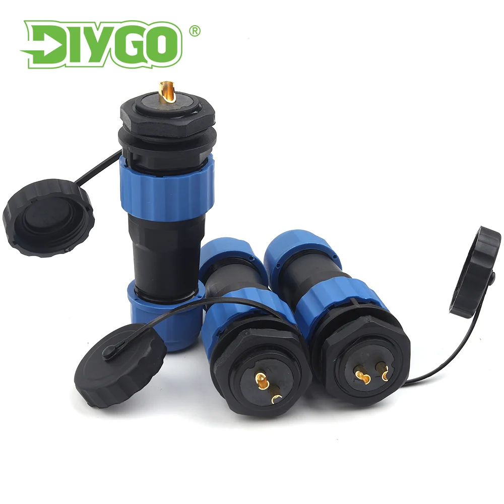 

Sp20 Ip68 Back Nut Waterproof Connector Socket Electrical Connection Equipment Industrial Aviation Cable Solder Type Connectors