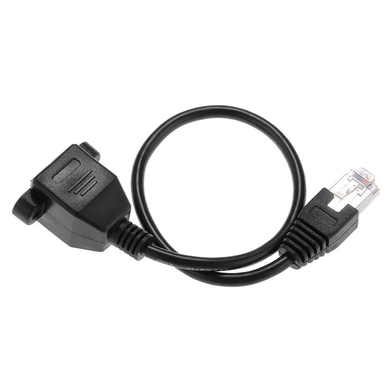 Cable de extensión de red Ethernet LAN, tornillo macho a hembra, 5 pies, RJ45