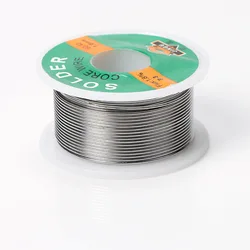 Welding Iron Wire Reel 50g FLUX 2.0% 1mm/0.8mm 63/37 45FT Tin Lead Line Rosin Core Flux Solder Soldering  Wholesale