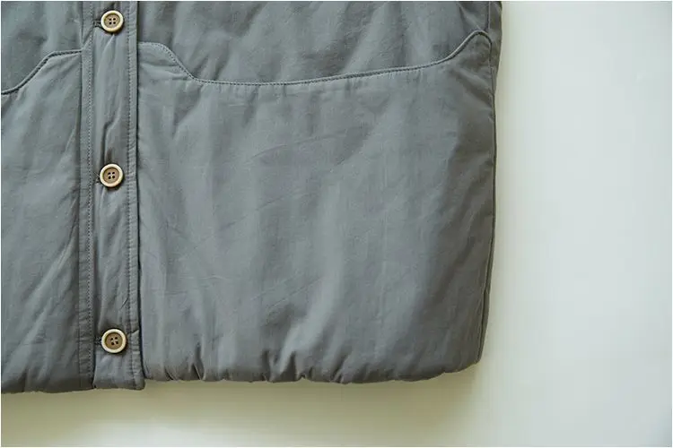 سترة نسائية قطنية رفيعة فضفاضة بتصميم كلاسيكي لخريف وشتاء 2025 جديد