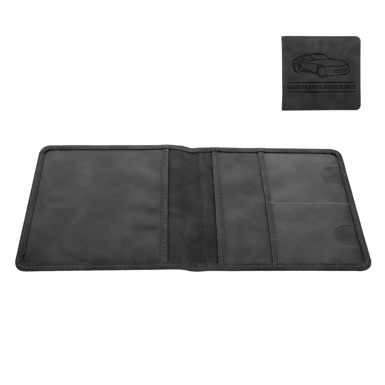 

Легкий органайзер для водительских прав, вместительный кошелек для кредитных карт для мужчин и женщин, для автострахования и документов на автомобиль