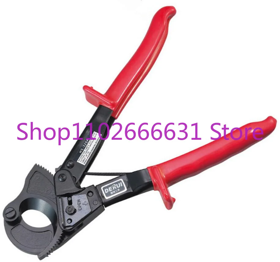 

1PC 325A Ratchet Cable Cutting Clamp Cable Scissors Tool Max. 240mm2 Not Applicable to Cutting or Steel