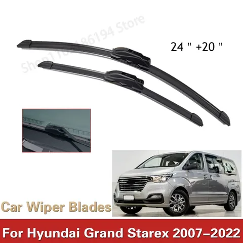 Автомобильная передняя щетка стеклоочистителя для Hyundai Grand Starex TQ 2007 ~ 2022 Royale H-1 iMax H1, аксессуары для дворников на лобовом стекле
