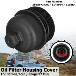 Car Oil Filter Lid Housing Top Cover Cap 1103K4 1145964 for Ford for Focus/C-Max for Peugeot 1.6 HDI For Citroen C2 C3 C4