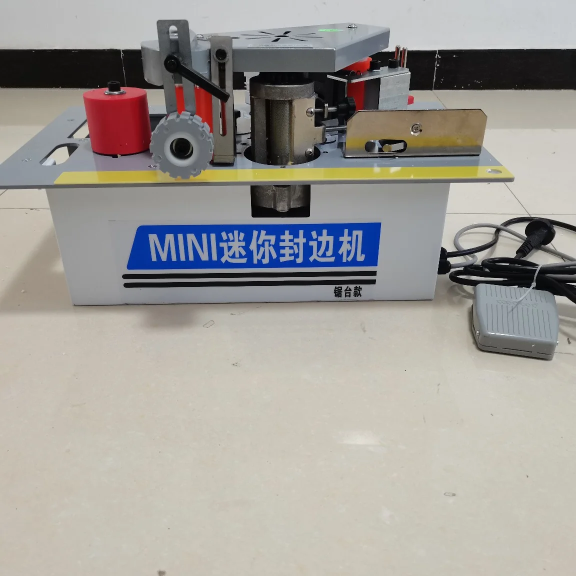 Multifunctional Portable Mini Edge Banding Machine for Pvc Wood Board Double Side Trimming Pvc Edge Banding Tape Making Machine