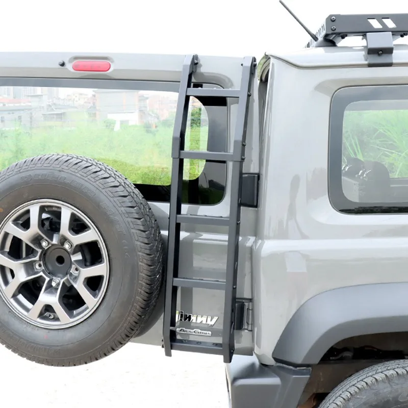 Для 2019 2020 2021 2022 2023 2024 Suzuki JIMNY JB64 JB74 усиленная задняя лестница из алюминиевого сплава лестница для задней двери