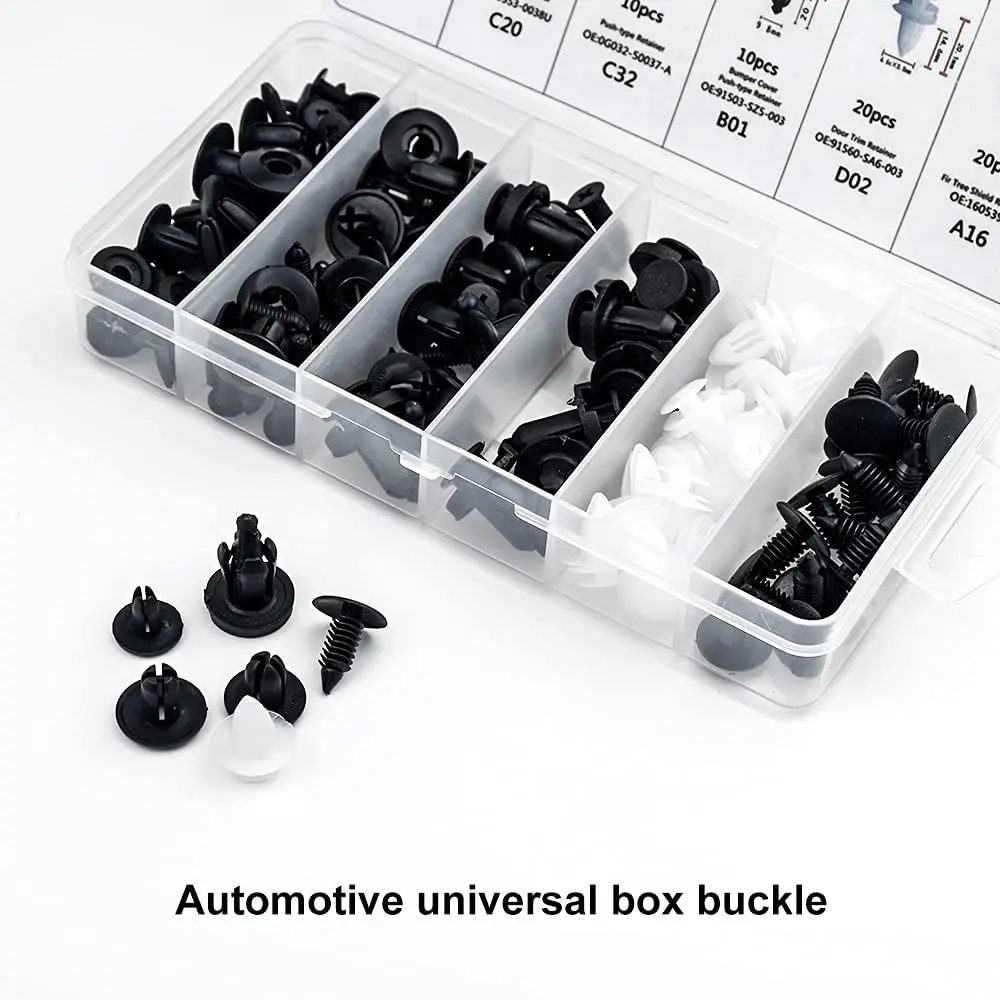 6 Size 100pcs Auto Fastener Car Clips Mixed Body Push Retainer Pin Rivet for Opel ASTRA J 2009-2014 Insignia sedan Sport Tourer