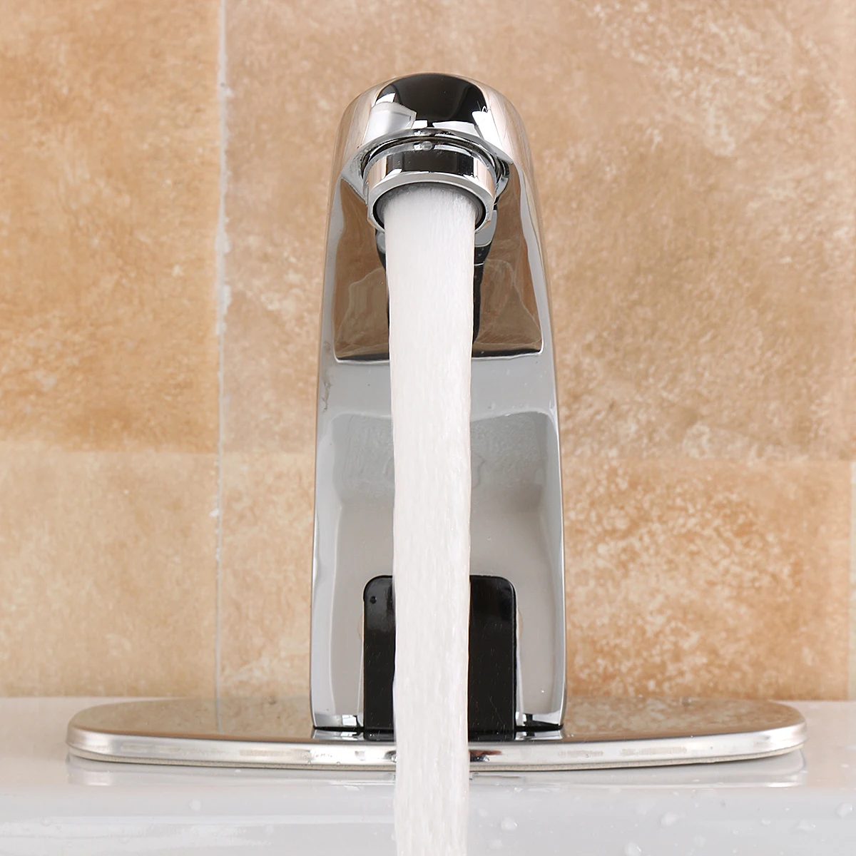 Bathroom Automatic Infrared Sink Hands Touchless Free Faucet Sensor Tap Cold Water Saving Inductive Mixer Electric Basin Faucet