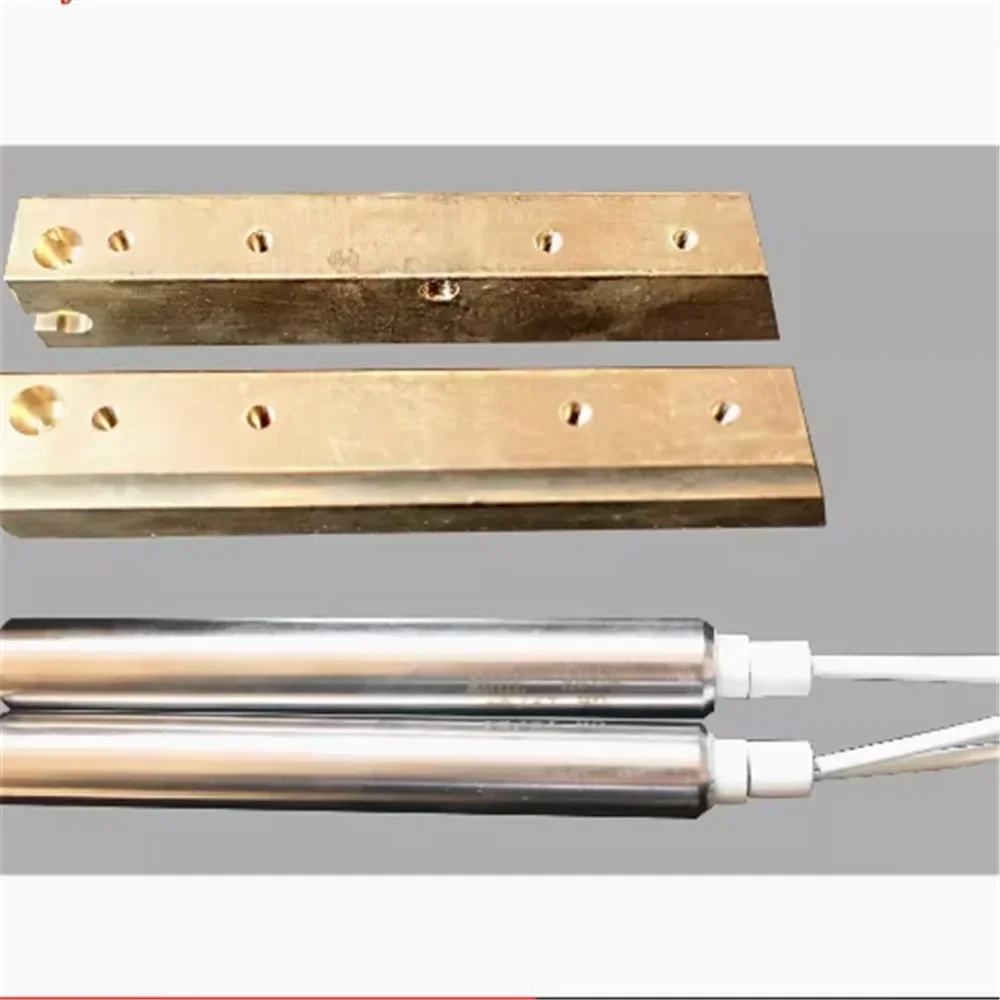 2pcs FR-900 770 1000 Special Sealing Machine Heating Pipe Electric Copper Block Strip for Heat Preservation