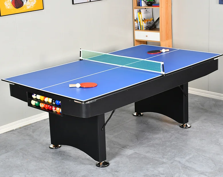 Mesa de billar americana plegable, mesa de billar de 7 pies, mesa de billar familiar para adultos, equipo de ocio interior