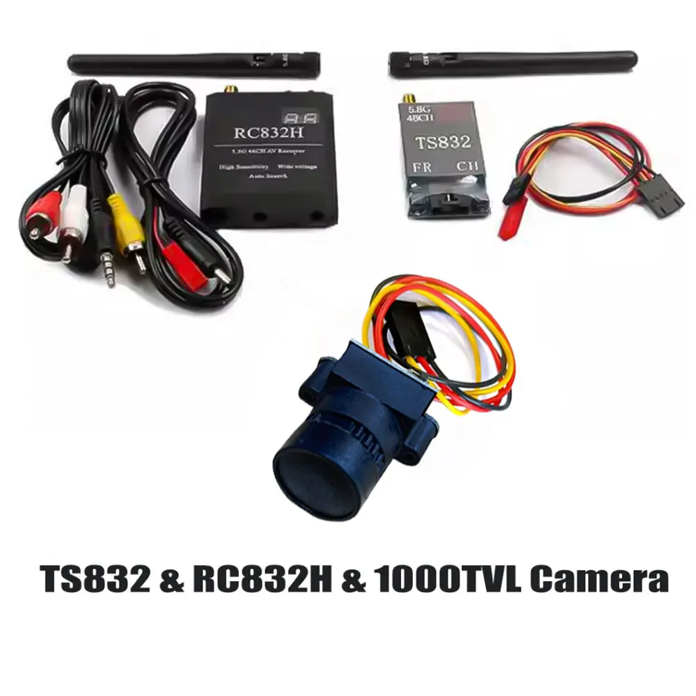 TS832 48Ch 5.8G 600mw Wireless Video Transmitter & 1000TVL Camera for RC FPV Aerial Photography