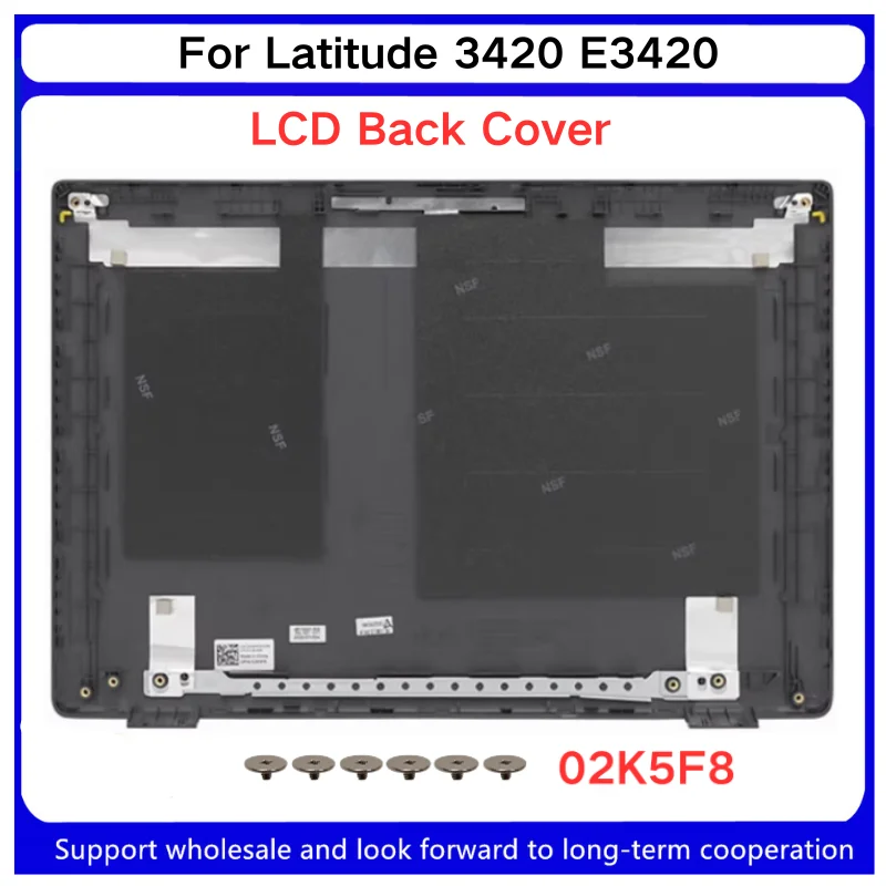 New For Kailxuling Latitude 3420 E3420 LCD Back Cover 02K5F8 / Front Bezel 02KP4R / Upper Case Palmrest 04PX9K / Bottom Case