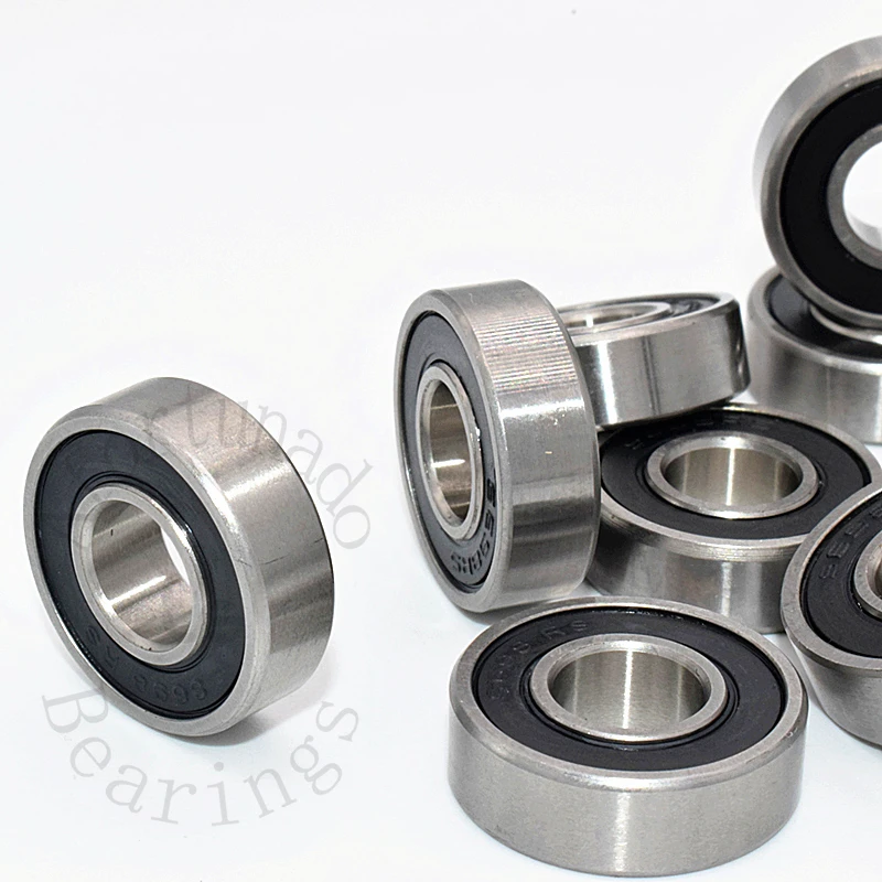 Stainless steel Bearing S698RS 10Pieces 8*19*6(mm) antirust rubber sealed High speed Mechanical equipment parts