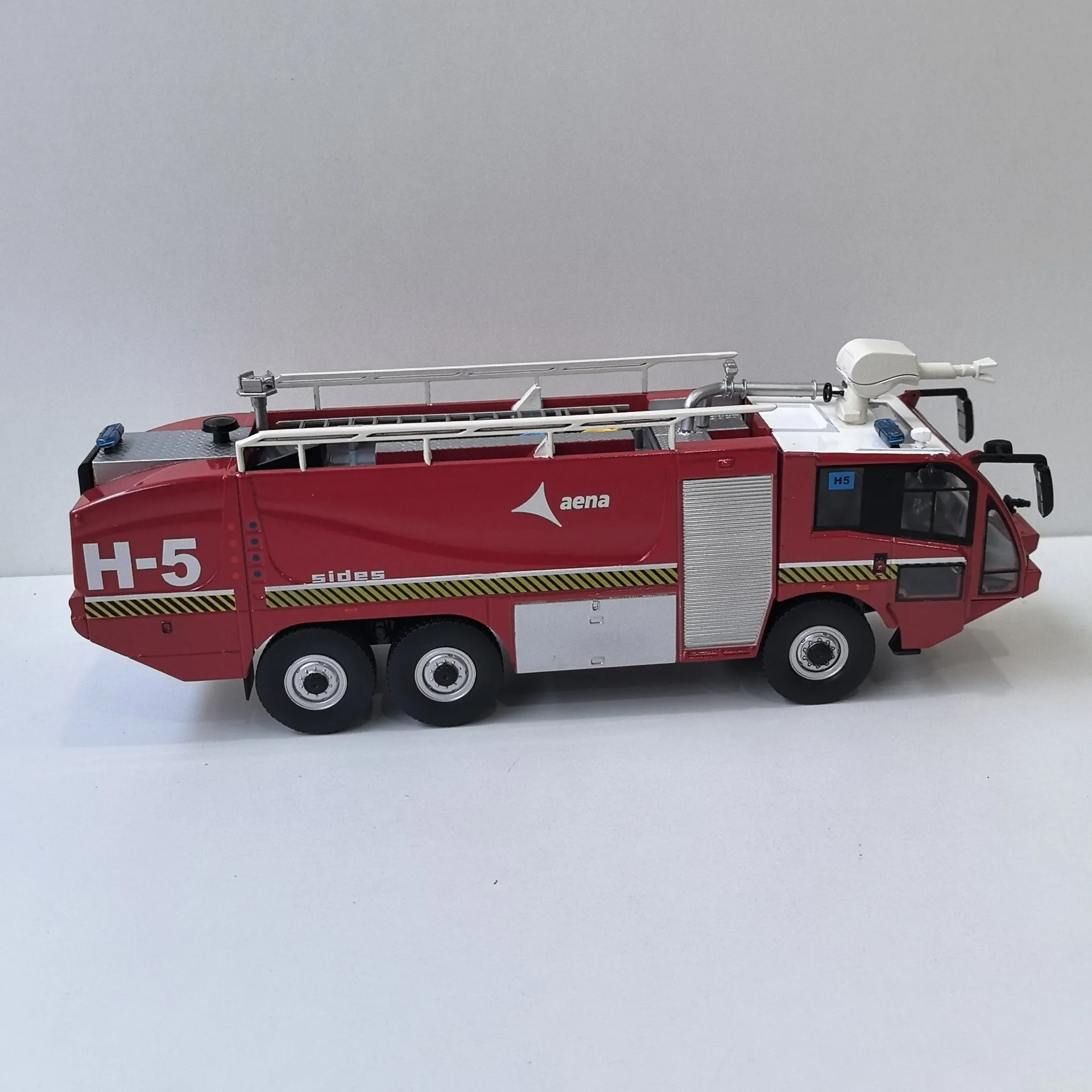 Diecast odeon escala 1:43 lados s3x aina H-5 modelo de carro de liga de motor de bombeiros brinquedo colecionável presente lembrança exibição ornamento