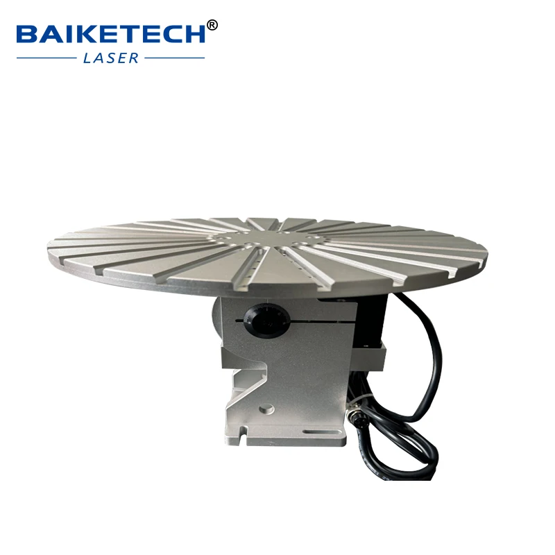 TH-TP-A Rotary Axis with Motor Control for Laser Marking Engraving Machine Use Electric Circle Rotate Work Table Platform