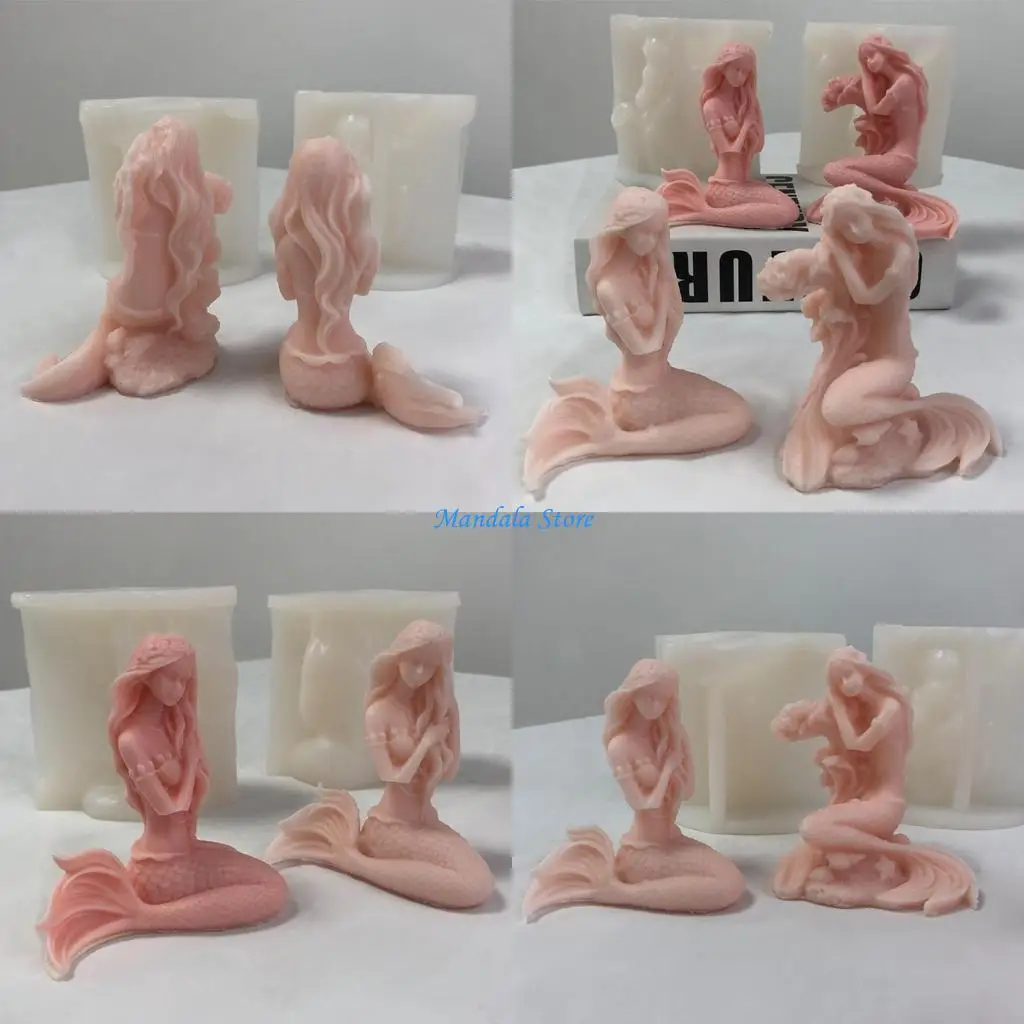 U2JC Unique Aromatherapys Resin Mold Gypsum Ornaments Mold Home Decoration