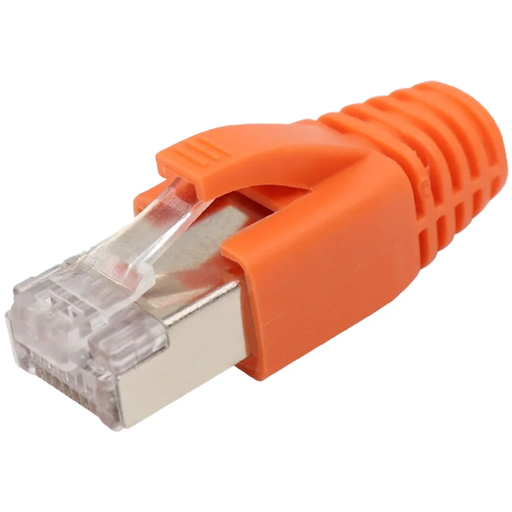 Cat7 For RJ45 Ethernet Cable Connector Cover Protective PVC Sheath for Cat6 Cat7 Cables Routers Switches Laptops