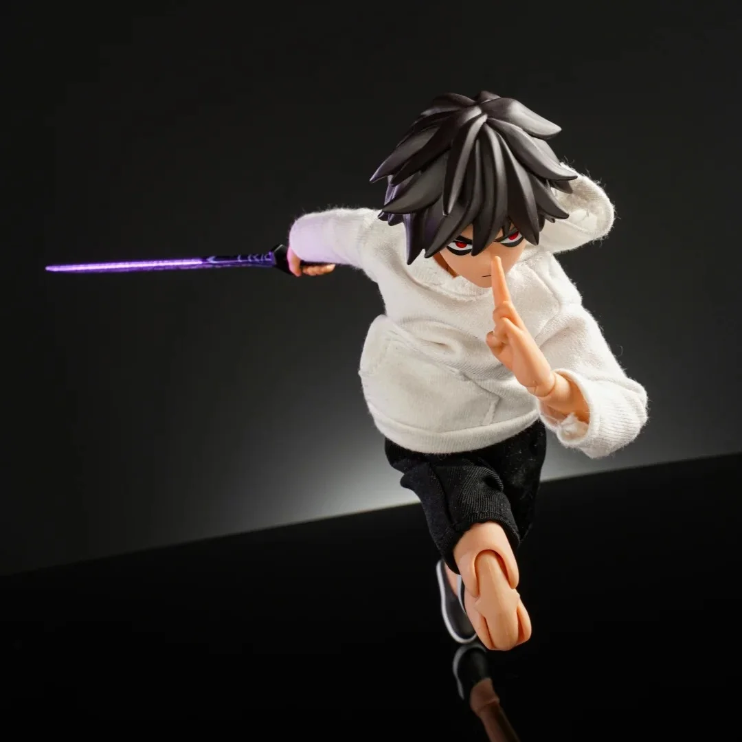 GONG STUDIO ciseaux sept figurine 1/8 échelle Joint mobile poupée tissu robe décoration de bureau modèle à collectionner jouet cadeau