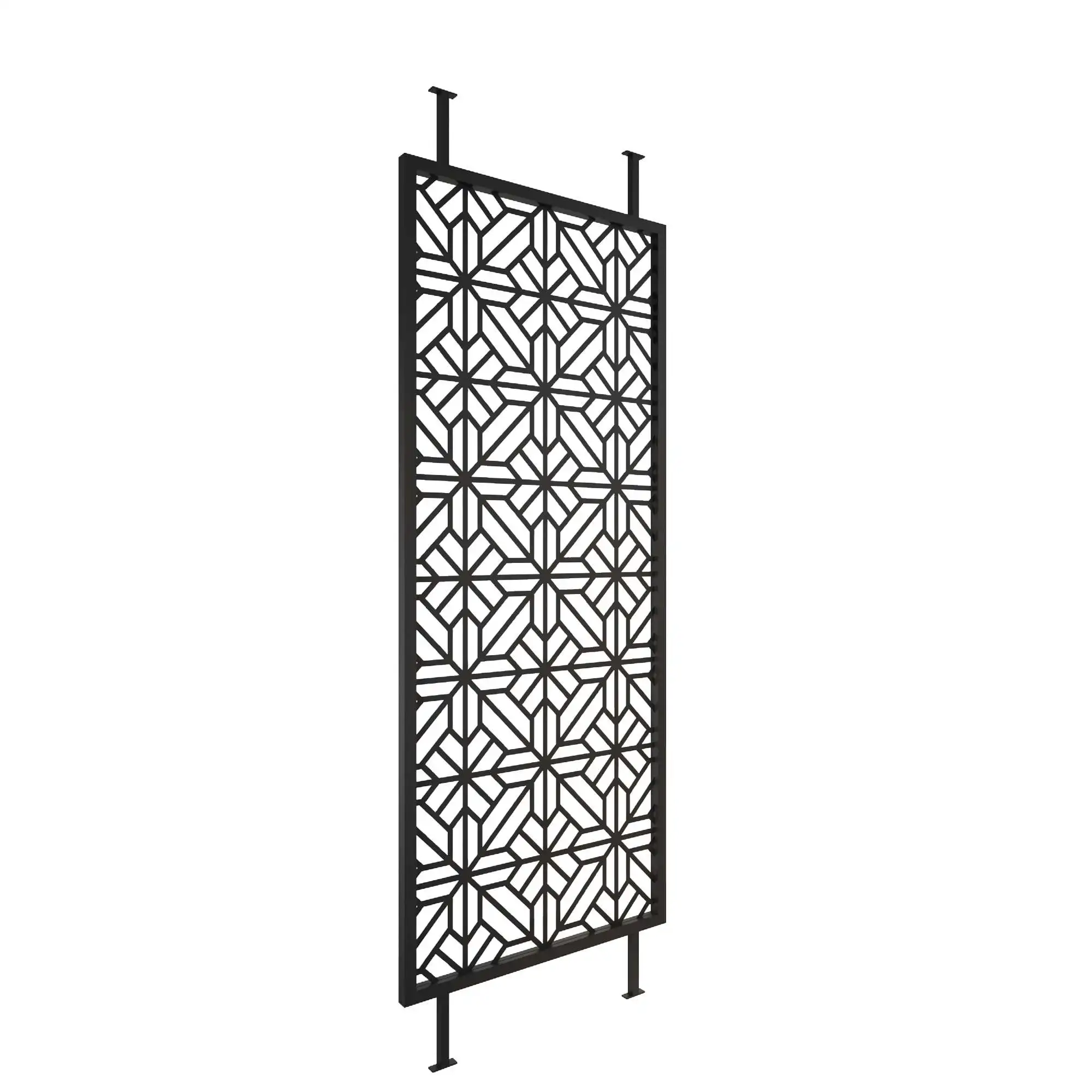 High Quality Modern Design Aluminium Laser Cutting Partition Screen Elegant Living Room Divider Curtain Walls