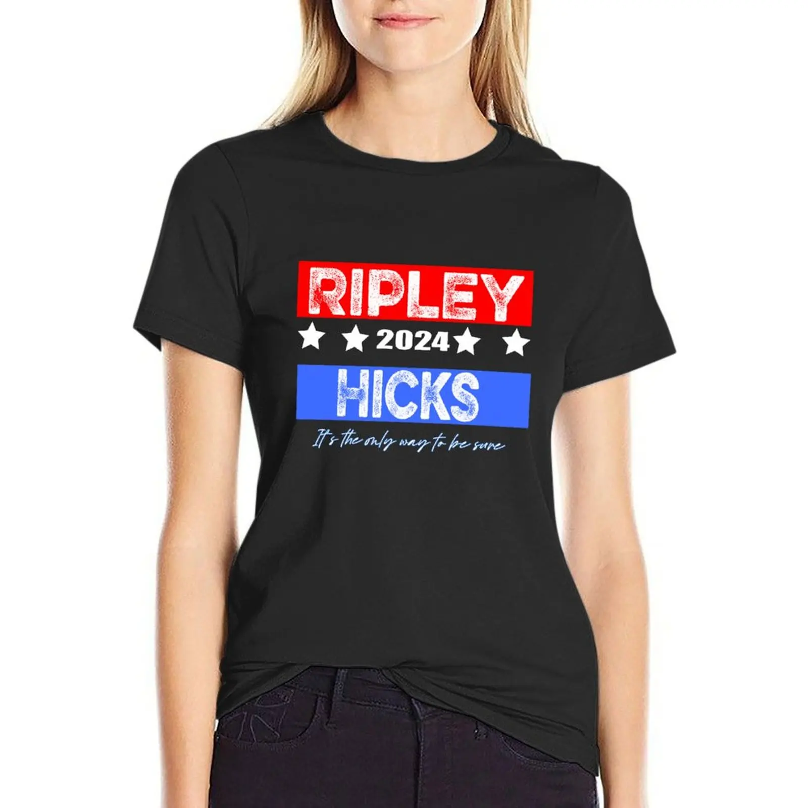 Ripley Hicks 2024 T-Shirt tops blacks Women clothes