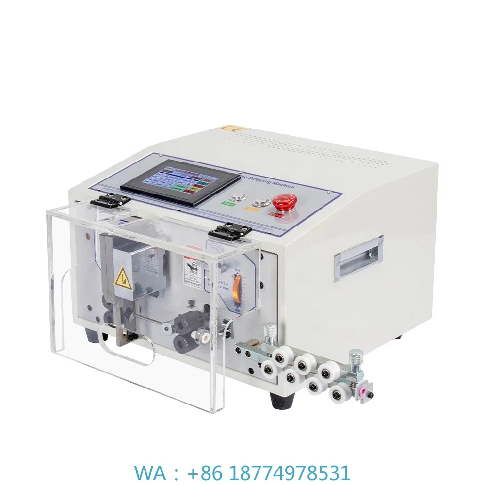 Cutting Stripping Machine Touch Screen for 0.1-4.5 mm (32-11 AWG) with Protective Cover  UniStrip Automatic Cable Wire