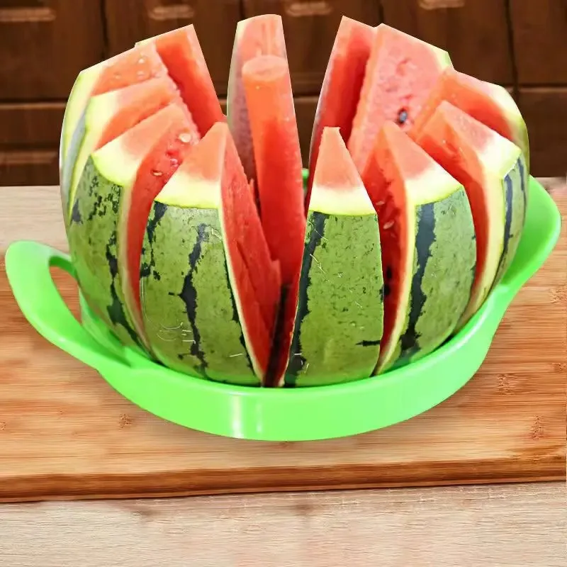 Manual Watermelon Slicers Cutter Stainless Steel Creative Labor-Saving Fruit Slicing Tool Large Fruit Dividers Kitchen Gadgets