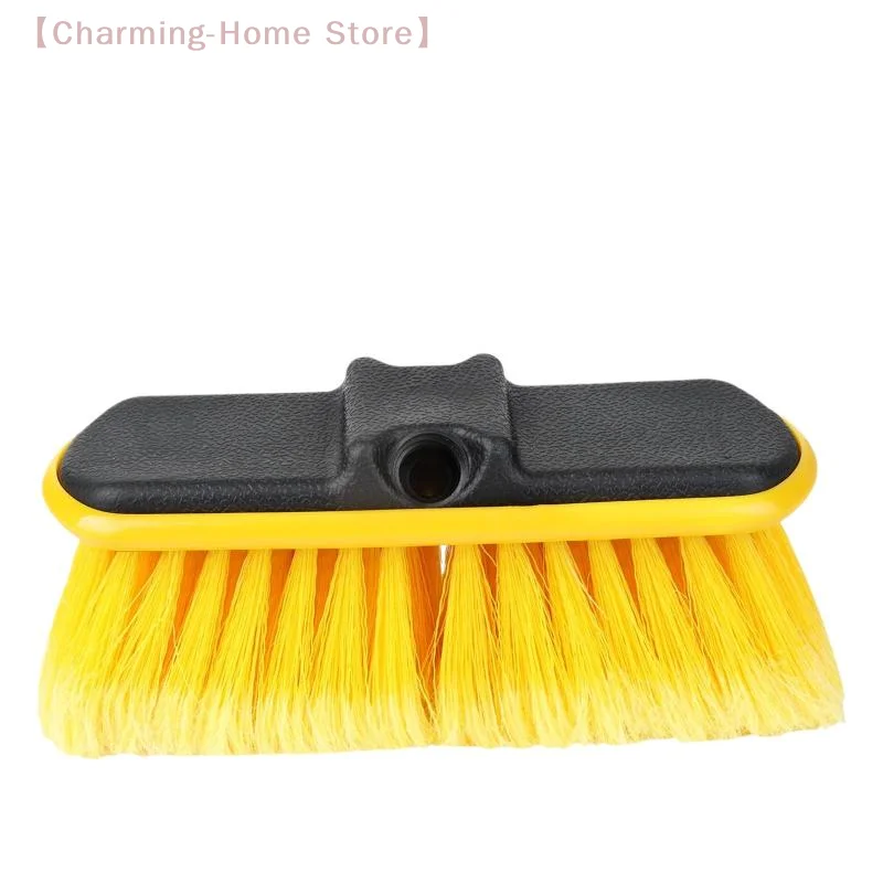 【M】Car Wash Brush Head 10 Inch, Scrub Brush Attachment For Outdoor & Scrubbing Brush, For Long Handle Extension Pole