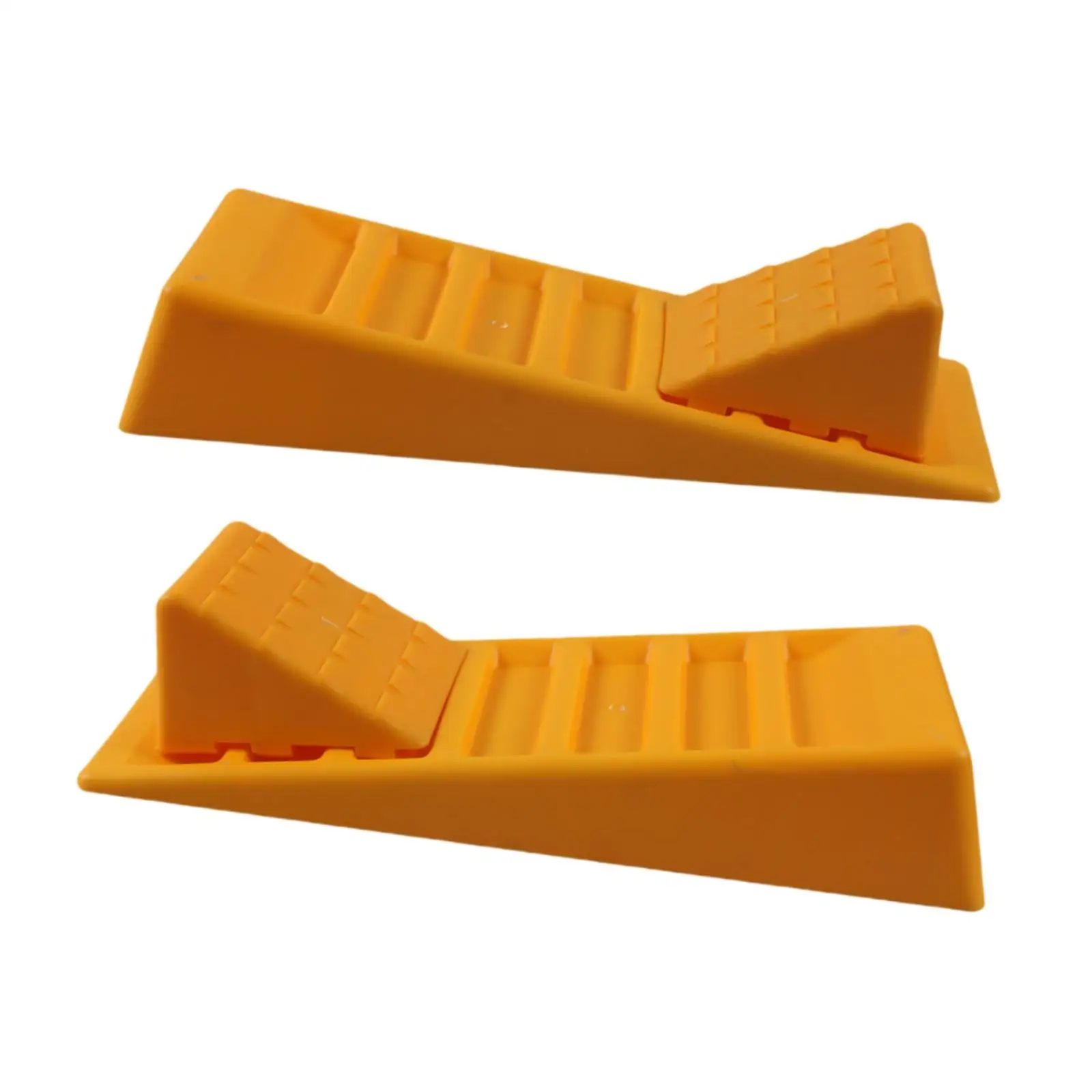 2 قطع المعسكر مستوي RV كتل التسوية المحمولة المعسكر عجلة السيارات التسوية منحدر لشاحنة المنازل المتنقلة مركبة SUV #1