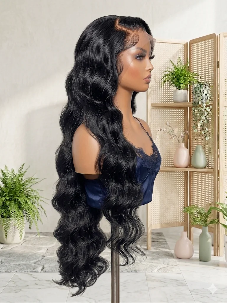 

Парик из натуральных волос с волной Body Wave, 30-40 дюймов, плотность 250, HD кружевной фронтальный парик 13x6/13x4, безклеевой парик Water Wave с кружевной застежкой 5x5