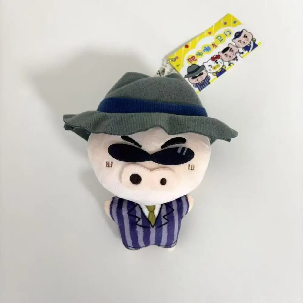 Kawaii Crayon Shin-Chan Hobby Buriburizaemon Transformation Series Cartoon Plush Doll Keychain School Bag Ornament Birthday Gift