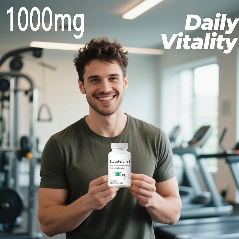 

3 bottles of ecdysterone capsules promote protein synthesis metabolism improve exercise performance regulate immunity