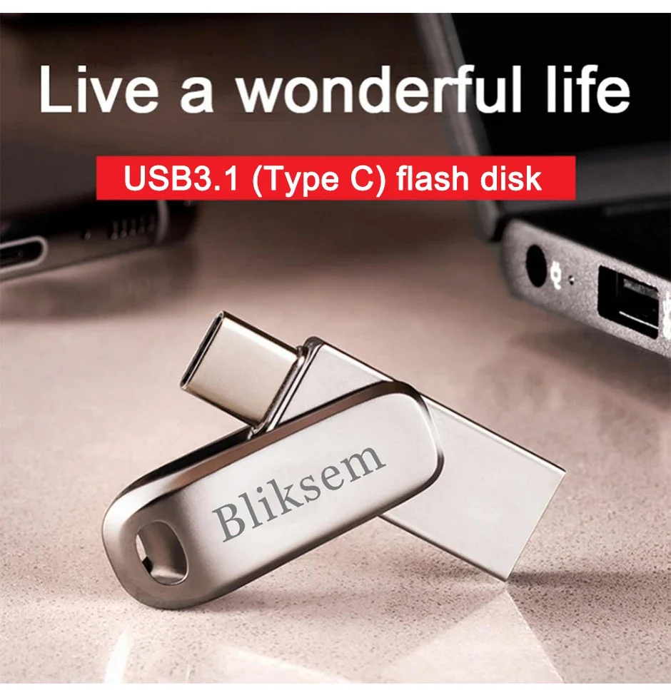 Pamięć flash USB TYPE-C 64 GB do komputera TYPE-C Szybka pamięć flash USB 64 GB USB 2.0 TYPE-C 64 GB Pendrive