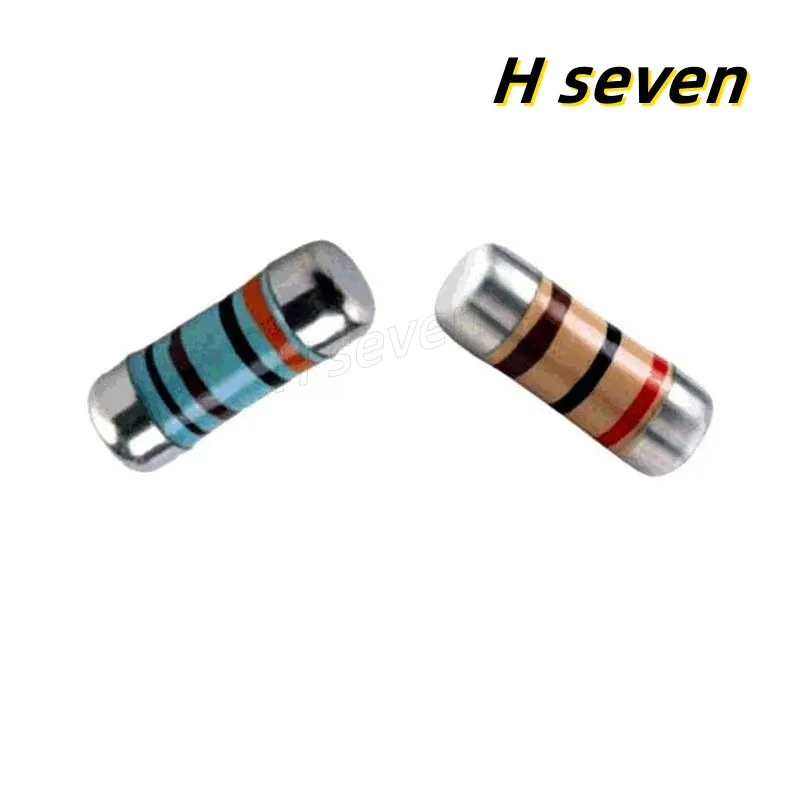 Resistor Cilíndrico, SMD, 0207, 1R, 1.5R, 2R, 10R, 15R, 47R, 100R, 330R, 1K, 2K, 4.7K, 10K, 100K, 150K, 220K, 820K, 1M, 20 PCes